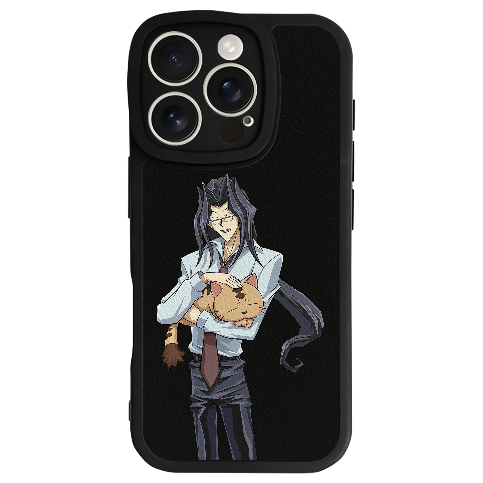 （画像用） 遊☆戯☆王 Yu-Gi-Oh! 【iPhone 16シリーズ対応】シリコンスマホケース（レザー調） 材質：シリコン